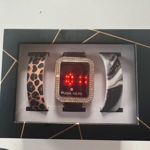 Digital Watch with two Bands